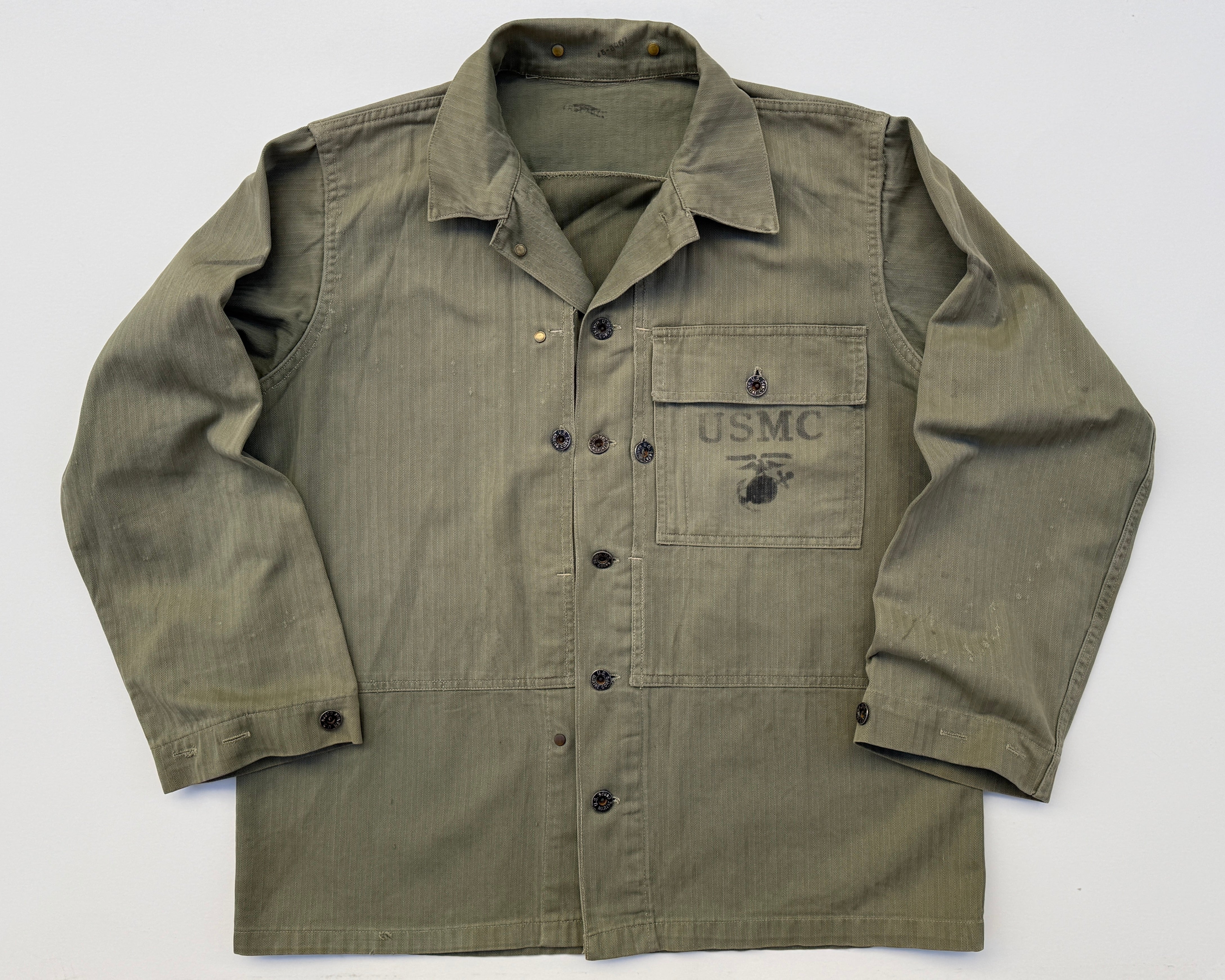 WW2 USMC P-44 HBT Jacket. – Le Zouave Shop