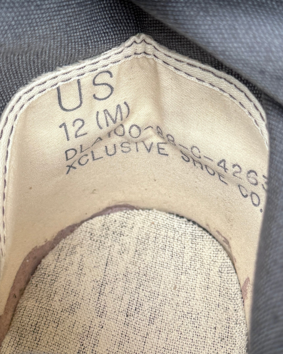 1980's U.S Navy SEALs Coral Creeper Shoes Deadstock.