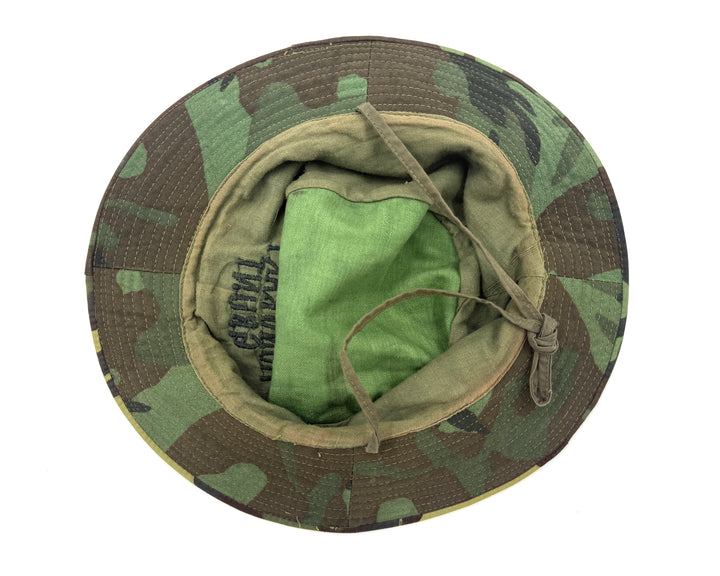 Vietnam War Local Made Boonie Hat ERDL Camouflage.