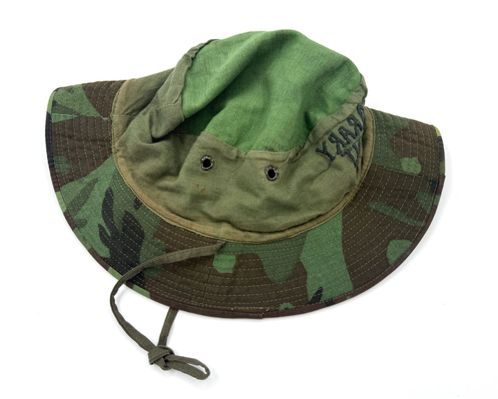 Vietnam War Local Made Boonie Hat ERDL Camouflage.