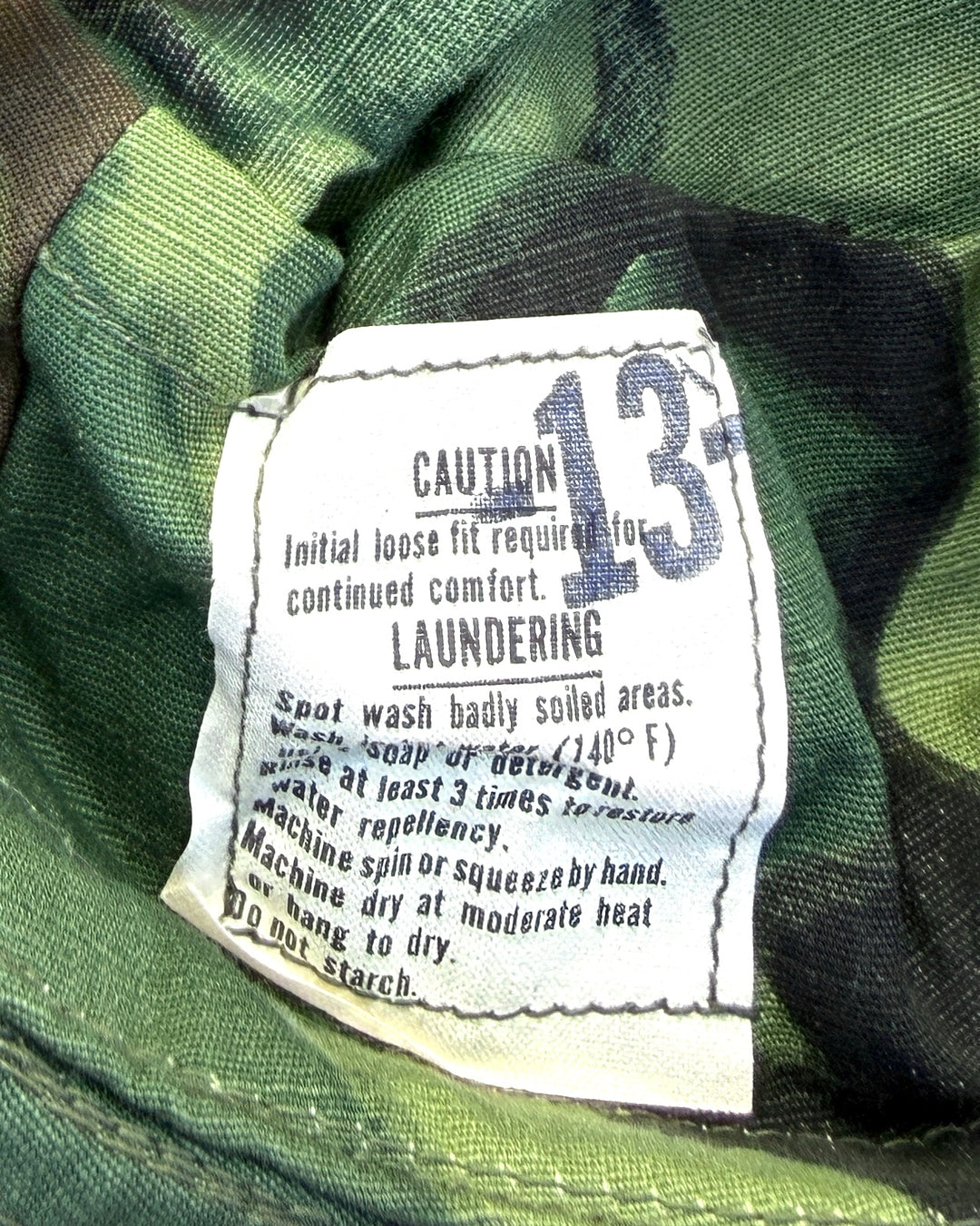 Vietnam War Jungle Hat ERDL Camouflage Deadstock.