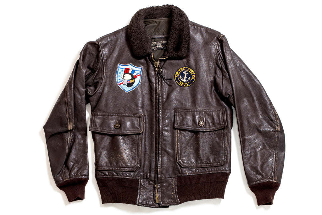 U.S.N G1-Jacket 1970 Patched. – Le Zouave Shop