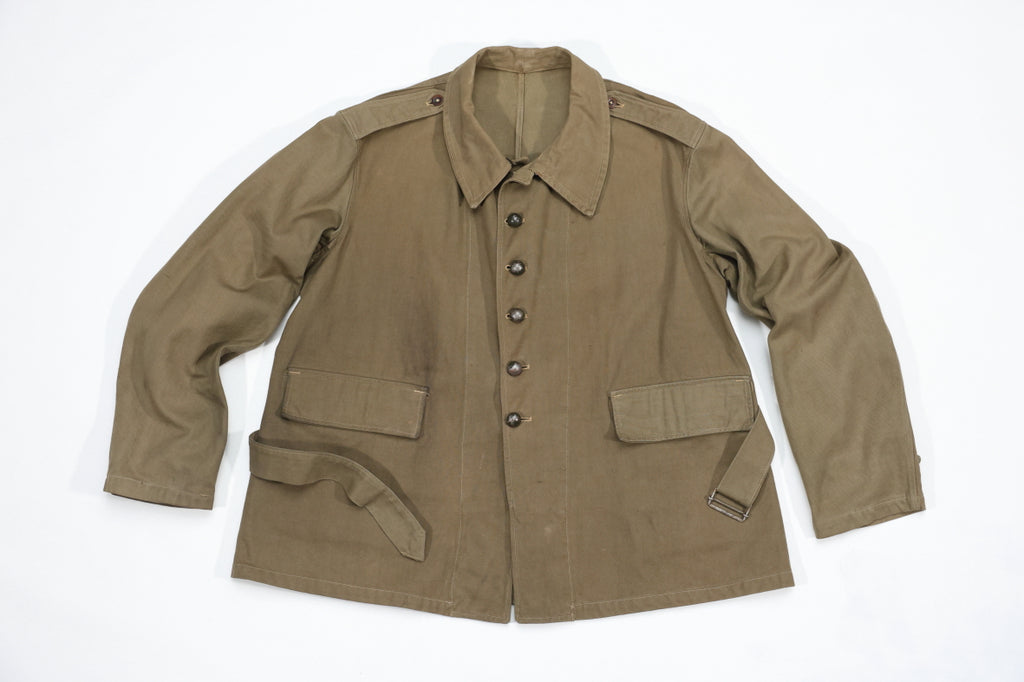 h*o様 30's French Army Linen Bourgeron Ja 1930's French Army Linen Bourgeron jacket – Maison ma Manière
