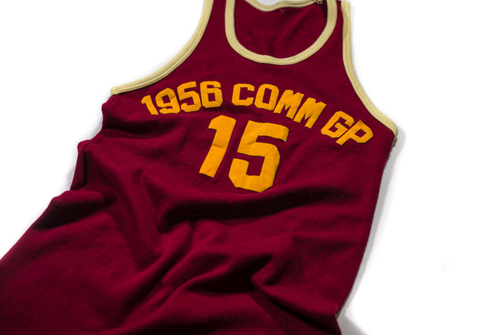 1950's Tank -Top Shirt Basketball Team.