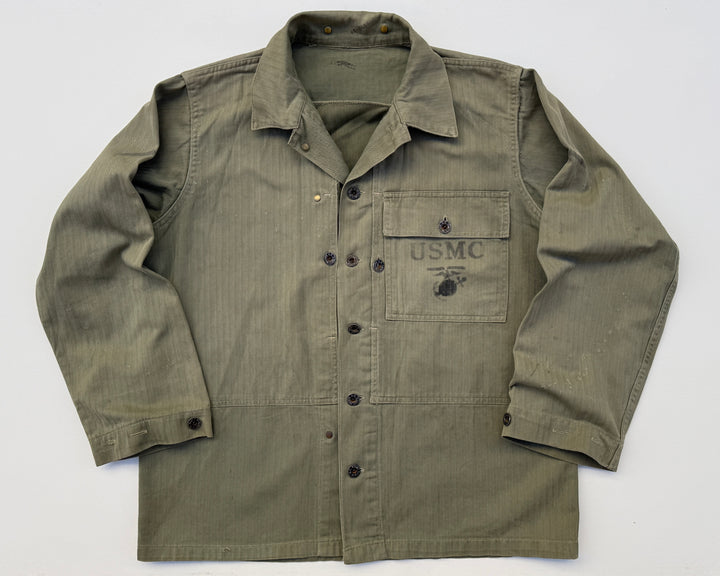 WW2 USMC P-44 HBT Jacket.