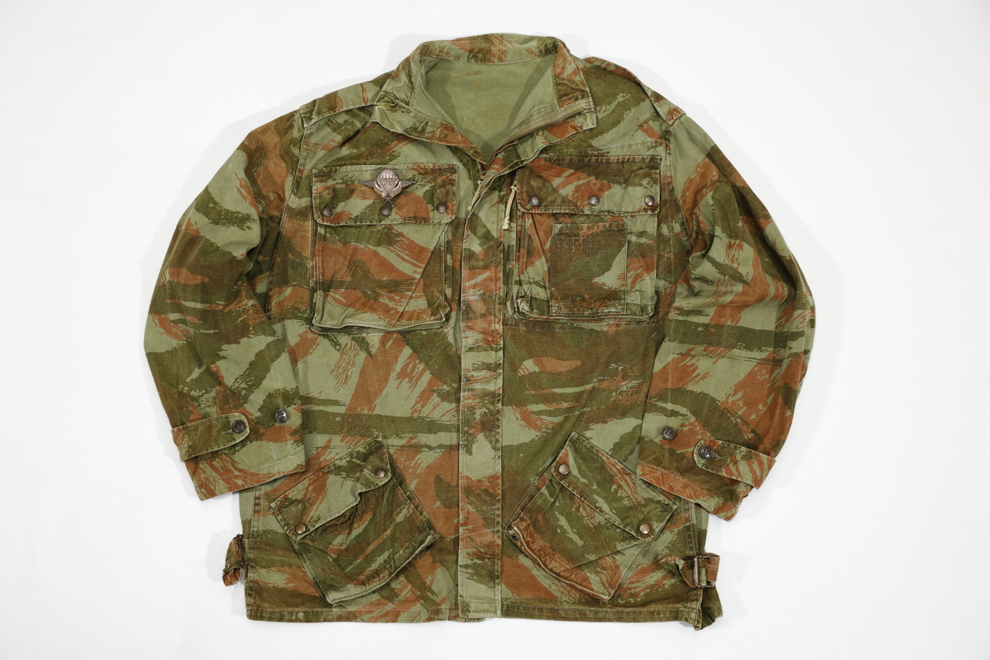 1950's French Airborne TAP Jacket 47/54 Lizard Camouflaged