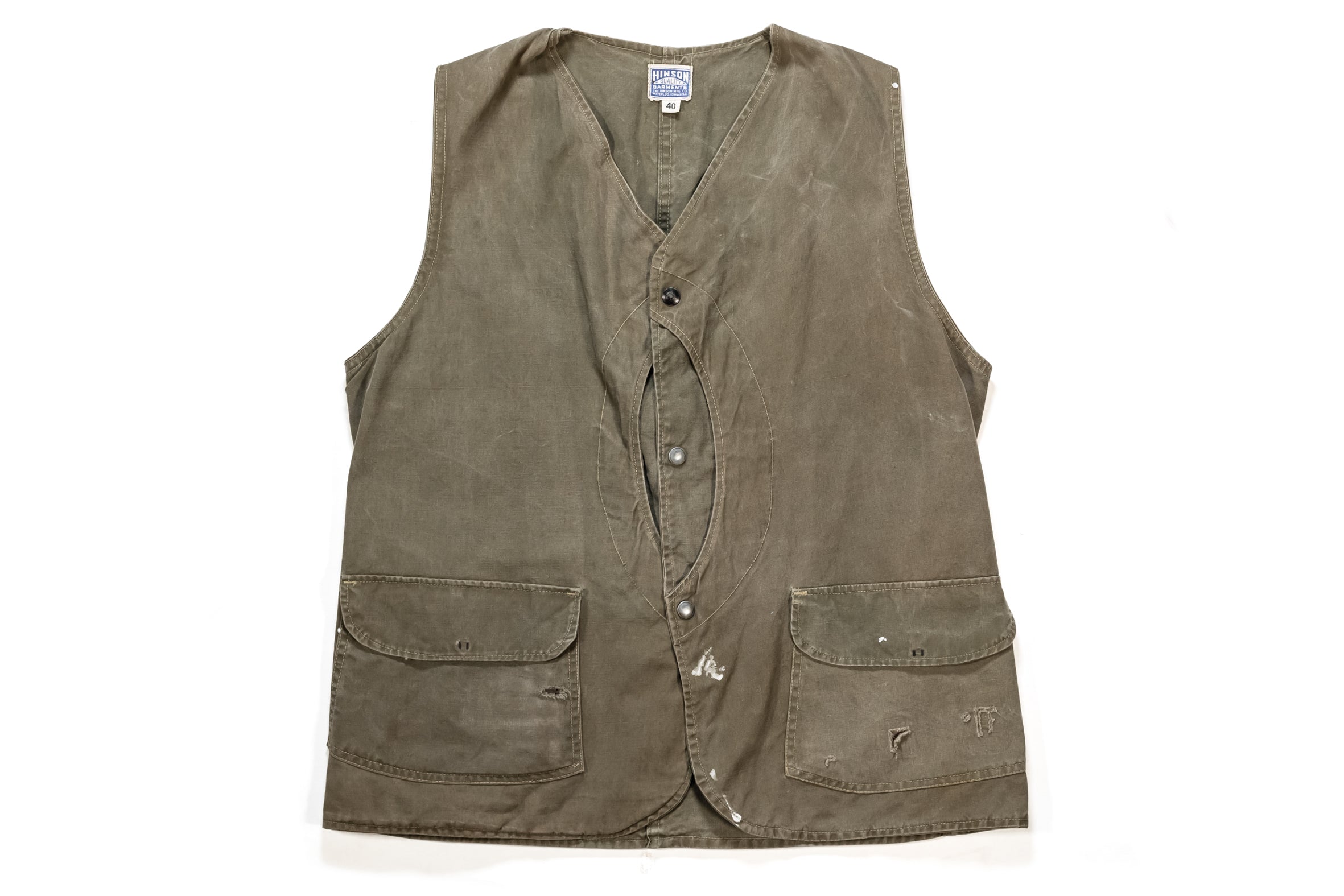 HINSON 36 Vintage Hunting Vest 1940’s HINSON 36 Vintage Hunting Vest 1940's HINSON 36 Vintage Hunting