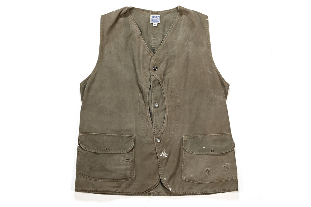 ジャケット・アウター 50s HINSON HALF MOON POCKET HUNTING VEST 1940's-50's U.S Hunting Vest HINSON Half Moon. – Le Zouave Shop
