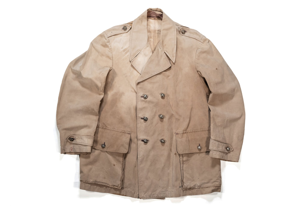 ジャケット・アウター 40s French Military Heavy Linen Coat 40s French Military Heavy Linen Coat