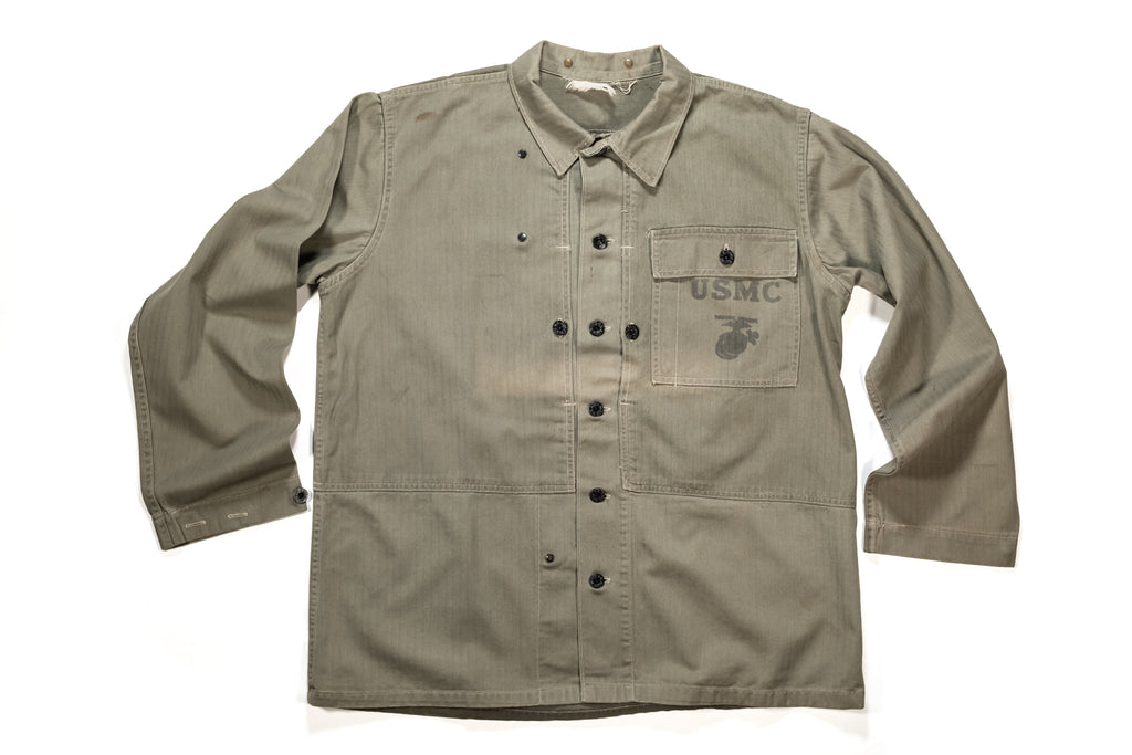 WW2 USMC P-1944 HBT Jacket. – Le Zouave Shop