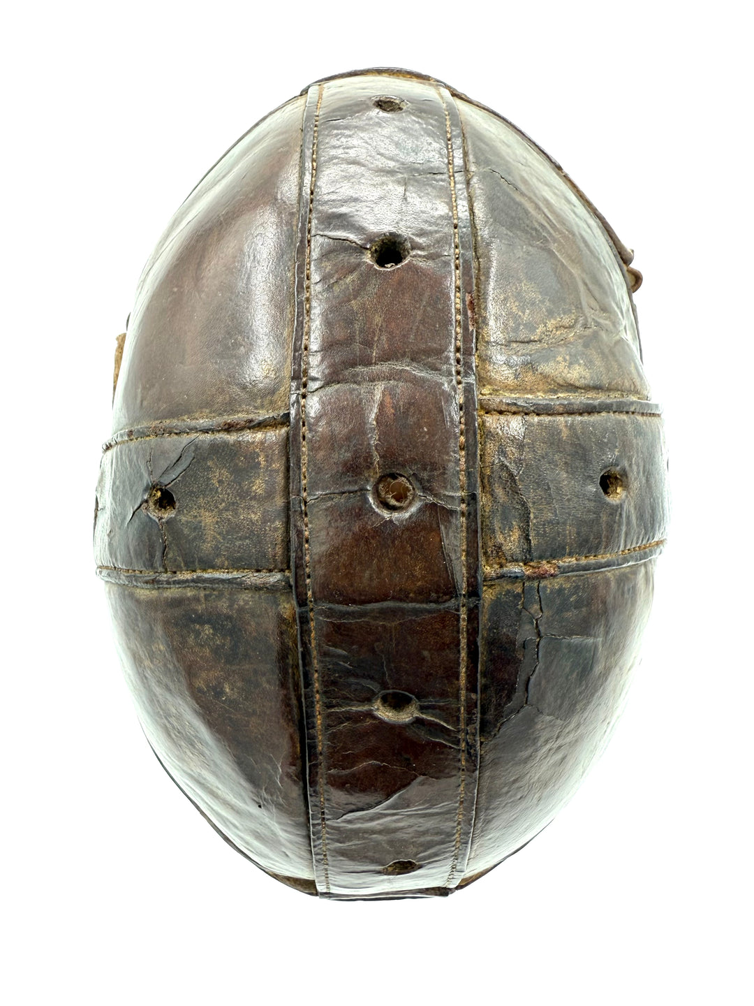 Rare 1910's Harley -Davidson Leather Racing Helmet.