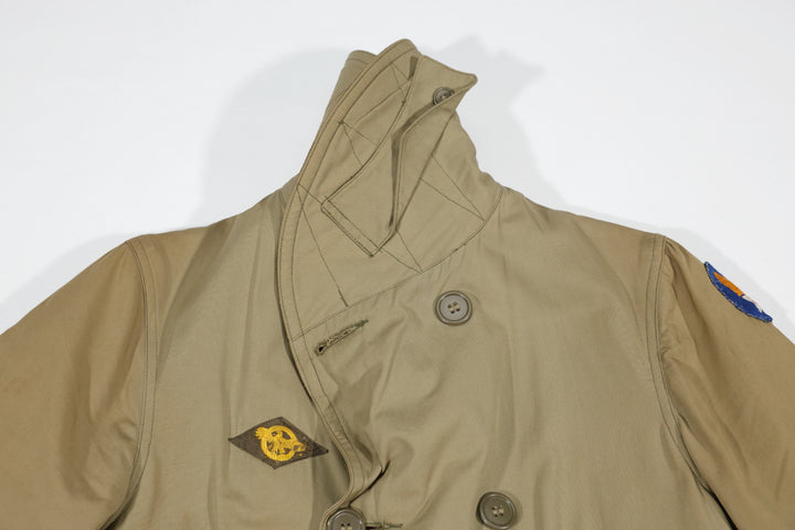 WW2 U.S Army Mackinaw Coat Patched Air Force.