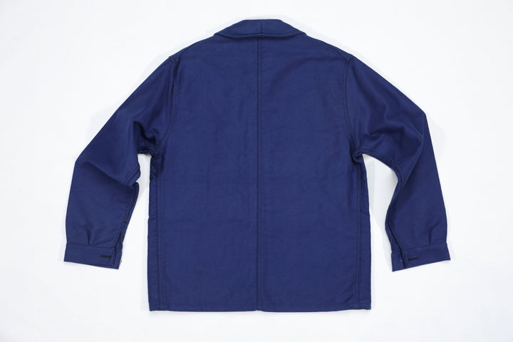 1960's French Blue Moleskin Jacket.