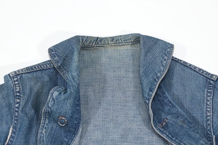 1930's U.S Navy Denim Shawl Jacket.