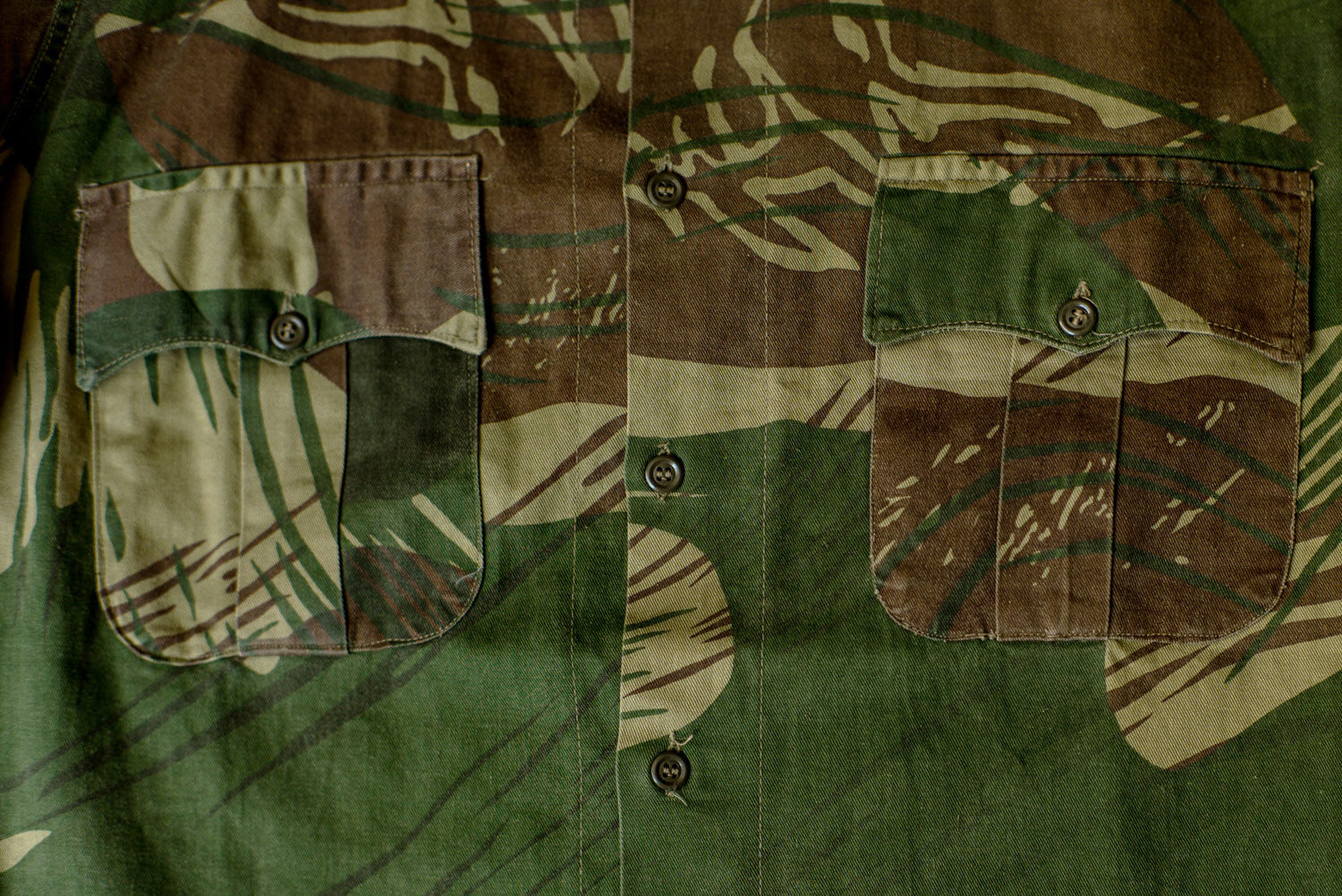 1970's Rhodesian Camouflaged Shirt. – Le Zouave Shop