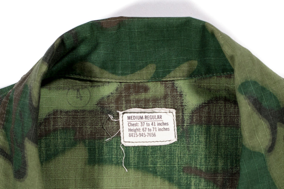 Veste ERDL camouflage jungle, 1969, époque guerre du Vietnam, effet vieilli USMC - France Veste ERDL camouflage jungle, 1969, époque guerre du Vietnam, effet vieilli USMC - France