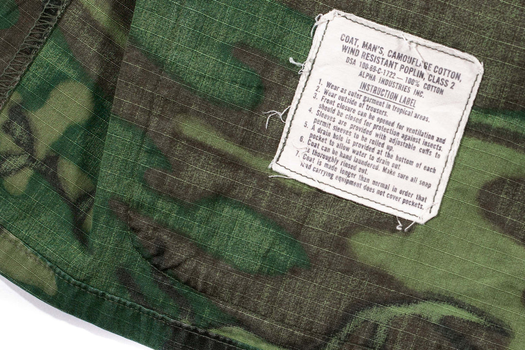 U.S Army Vietnam Jungle Jacket ERDL Camouflage.