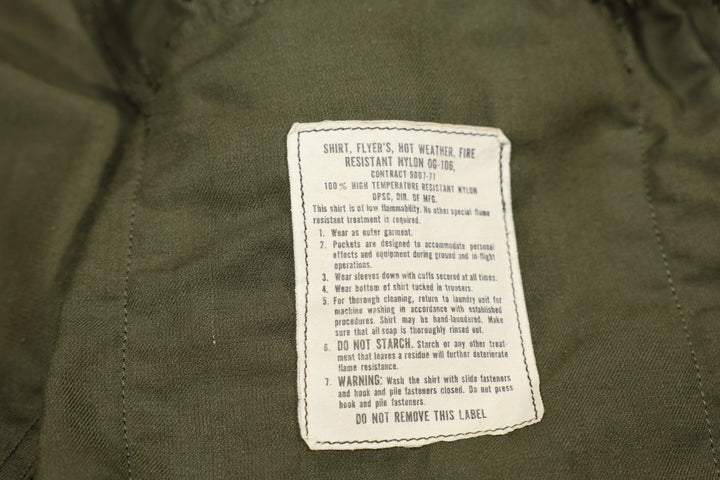 Vietnam USAF NOMEX Flight Shirt " DUSTOFF ".