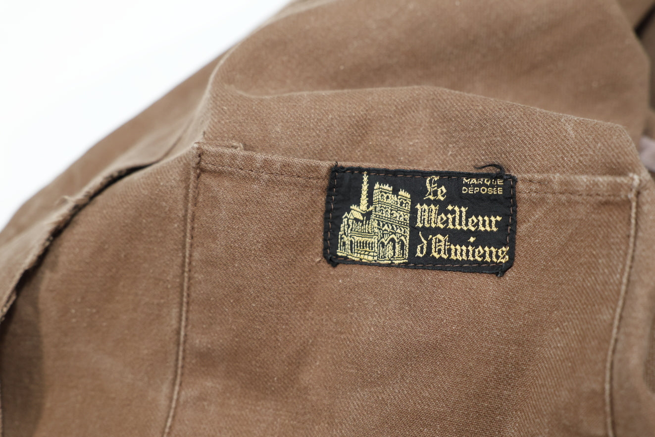 90s French ヴィンテージWork Atelier LOGO Coat Vintage FRENCH WORKWEAR LAB COAT | Garmentory