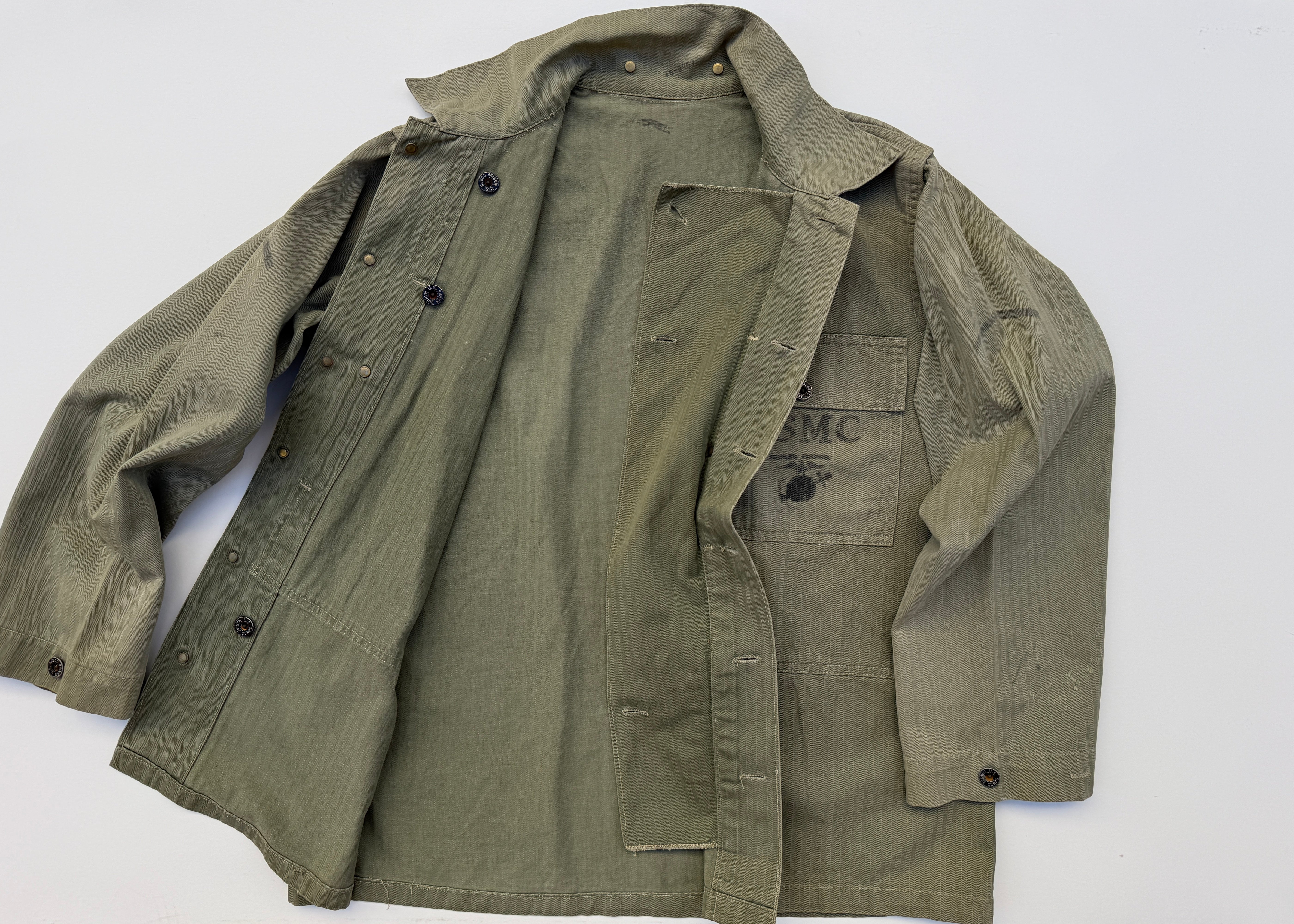 WW2 USMC P-44 HBT Jacket. – Le Zouave Shop