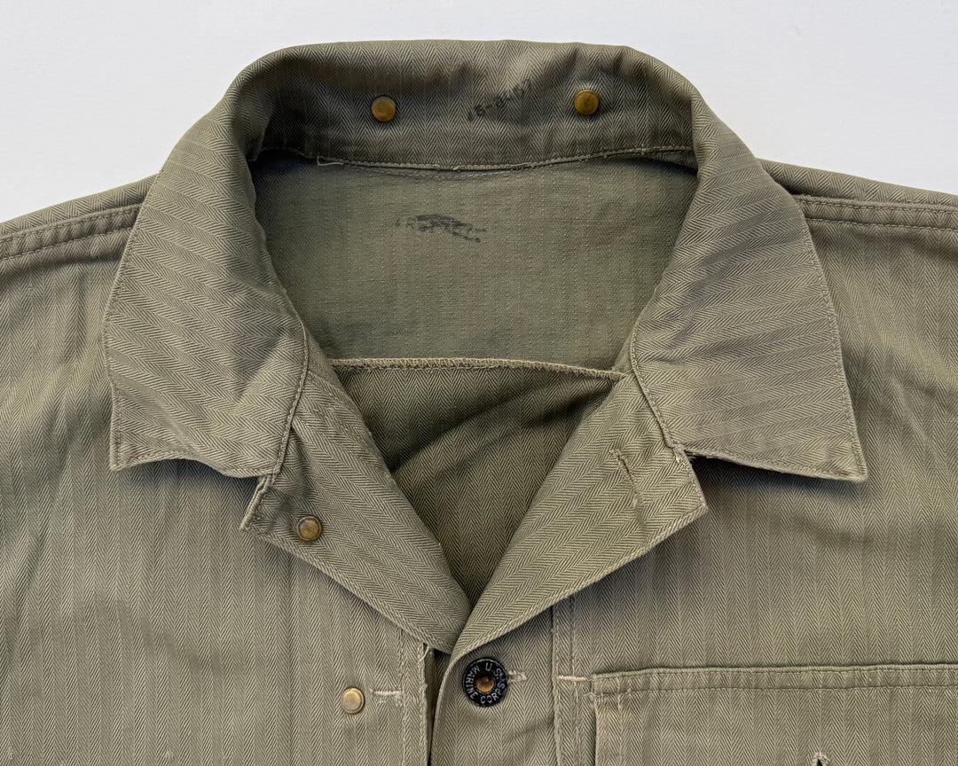 WW2 USMC P-44 HBT Jacket.