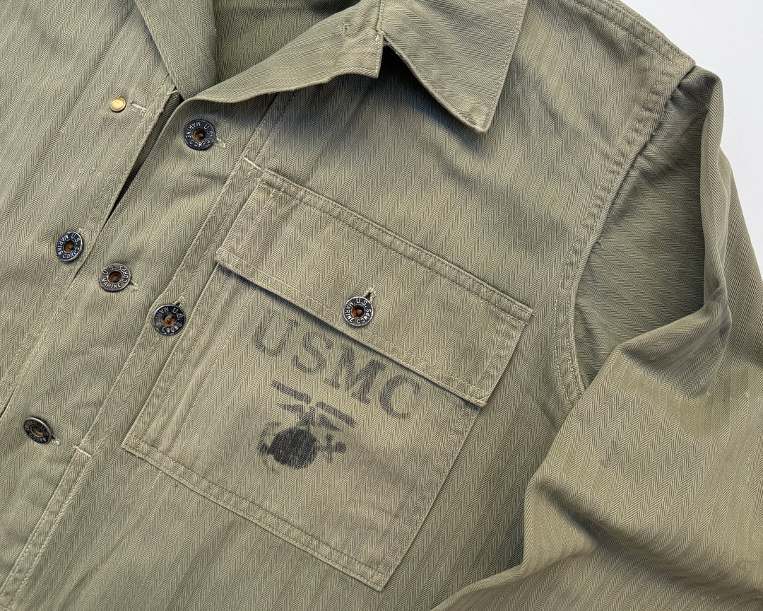 WW2 USMC P-44 HBT Jacket.