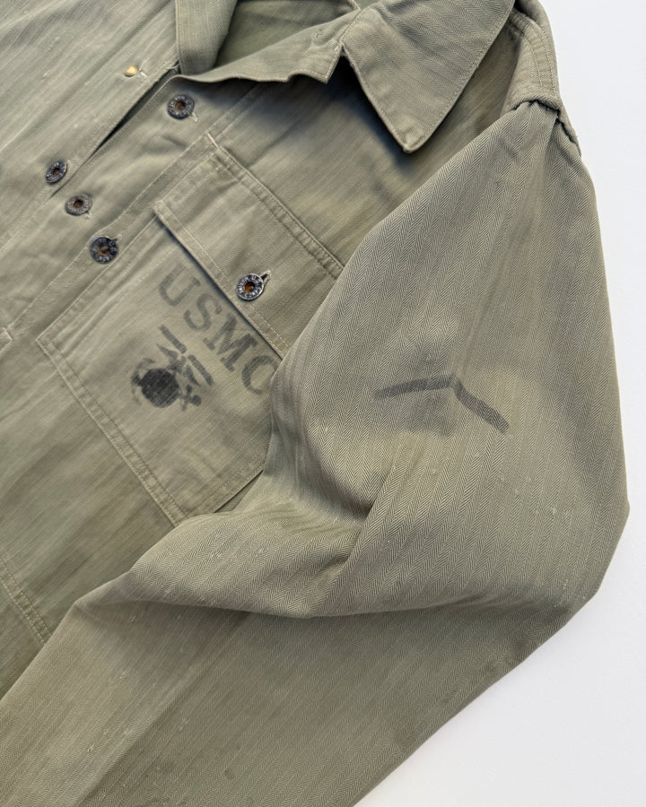 WW2 USMC P-44 HBT Jacket.