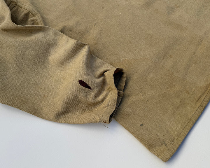 WW1  / 1918 U.S Army Beige Denim Pullover Shirt.