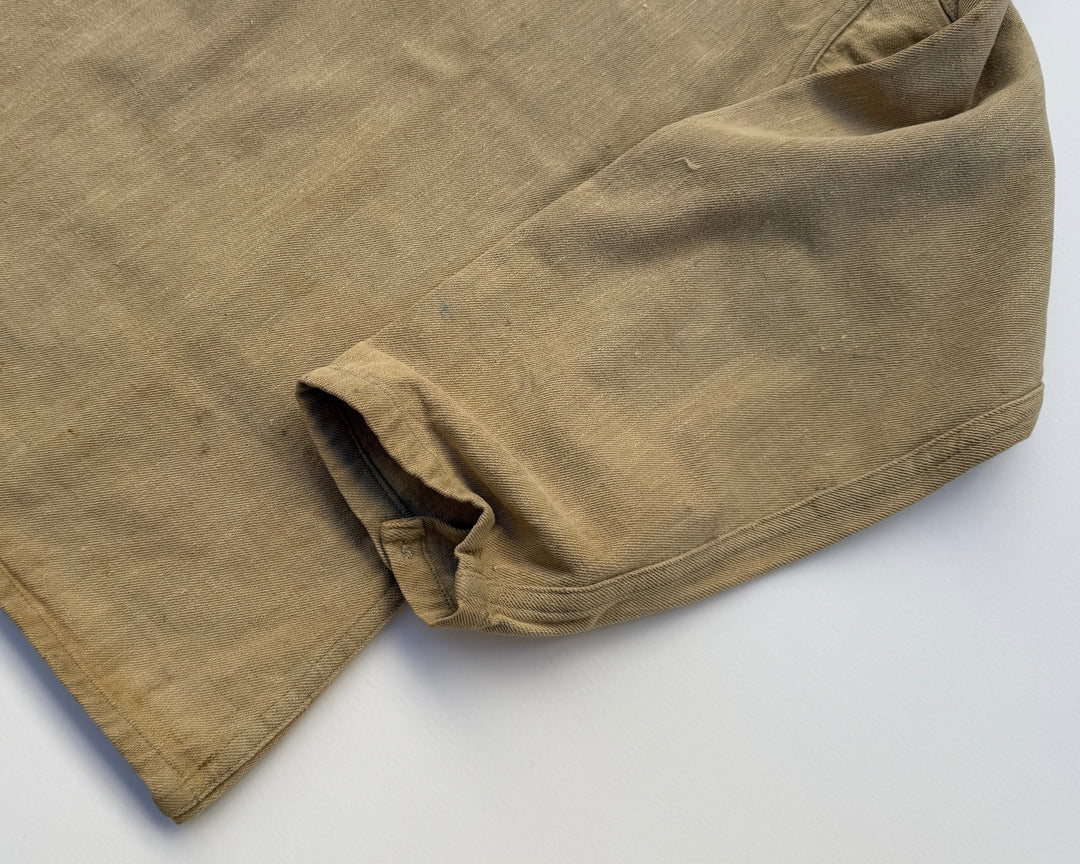 WW1  / 1918 U.S Army Beige Denim Pullover Shirt.