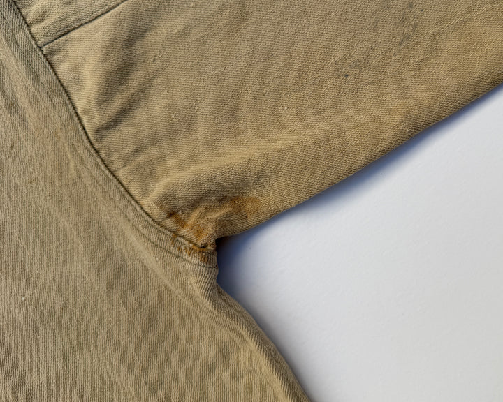 WW1  / 1918 U.S Army Beige Denim Pullover Shirt.