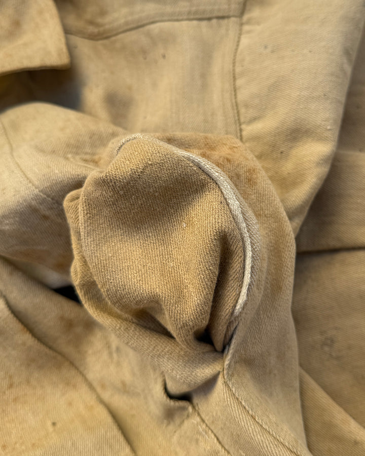 WW1  / 1918 U.S Army Beige Denim Pullover Shirt.