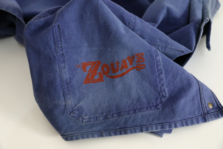 Le Zouave Products French Blue Chore Jacket P.O.W Collection.