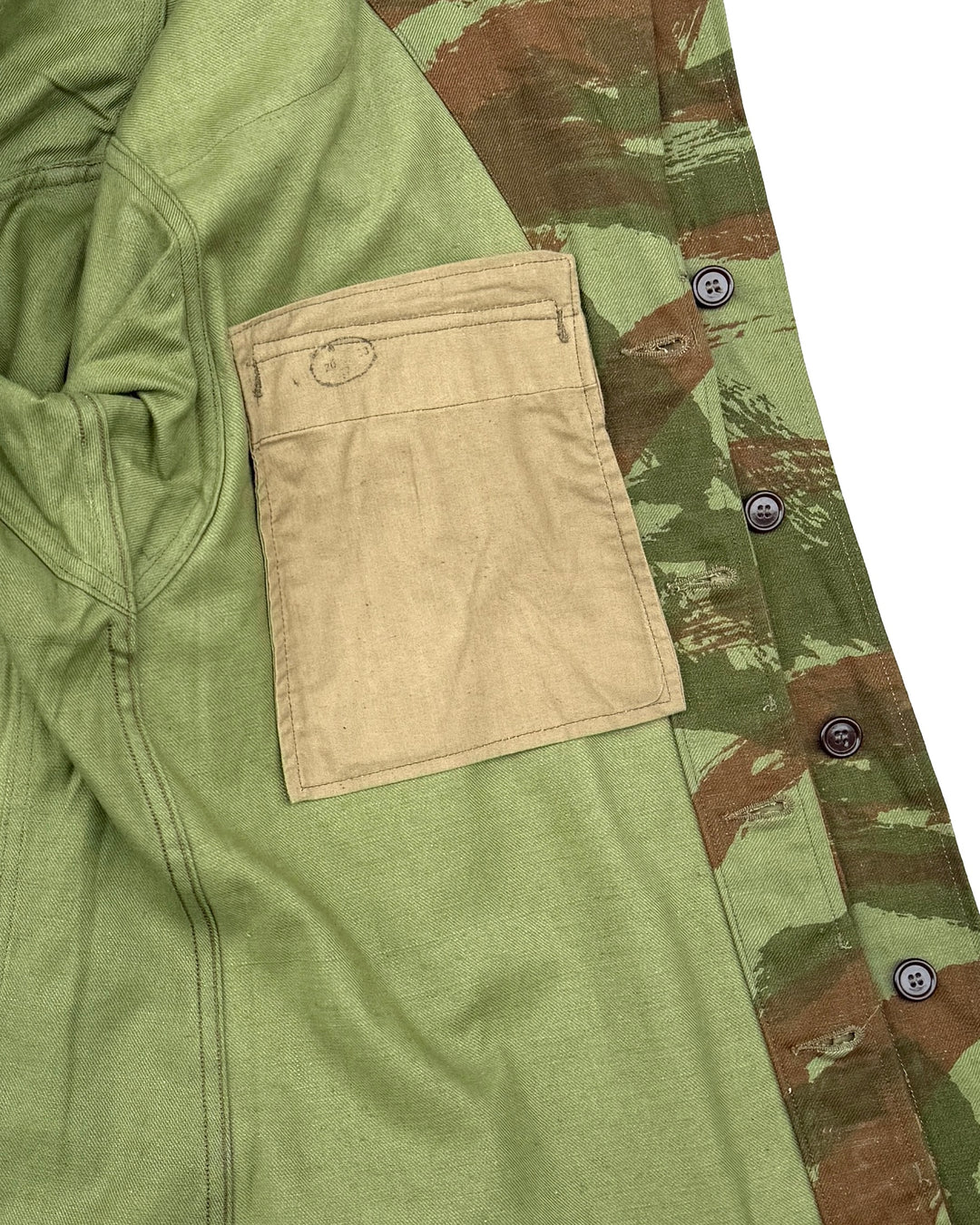 French Army TTA M-1947/52 Modified Lizard Camouflage Jacket.