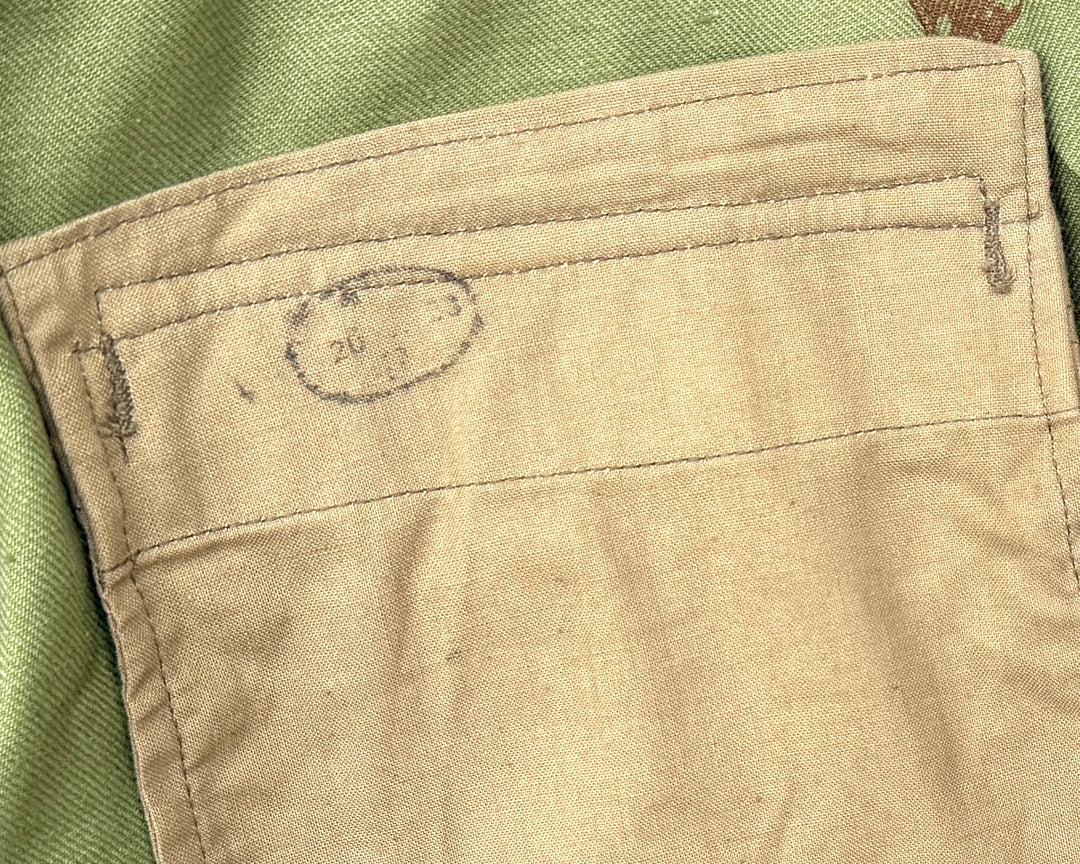 French Army TTA M-1947/52 Modified Lizard Camouflage Jacket.