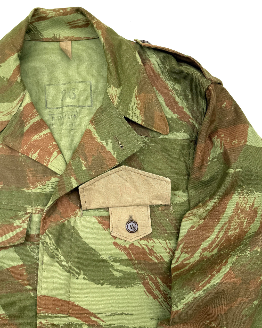 French Army TTA M-1947/52 Modified Lizard Camouflage Jacket.