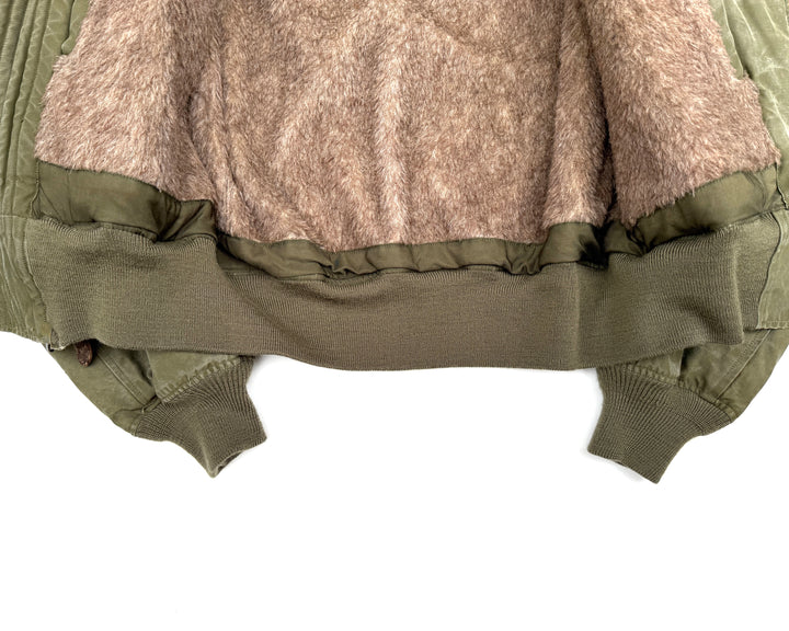 WW2 U.S Army Air Force B-15 Flight Jacket Red Raiders Patched & Blood Chit.