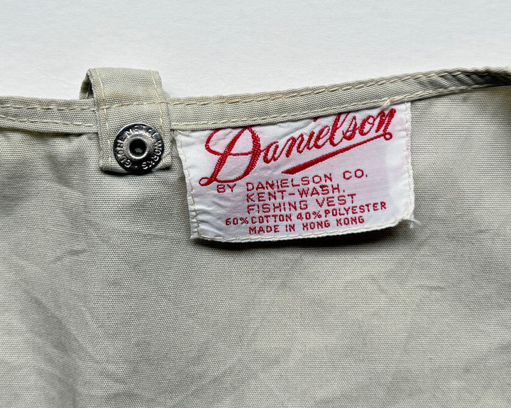 1960's Outdoor Fishing Vest " DANIELSON ".