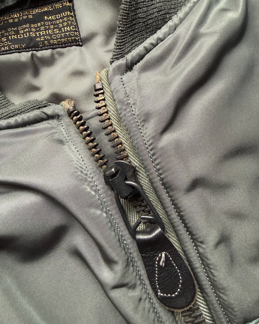 1950's USAF Flight Jacket MA-1 First Pattern Deadstock.