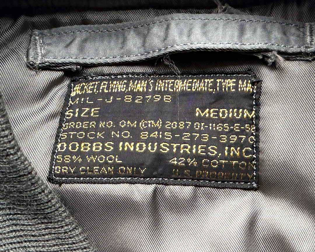 1950's USAF Flight Jacket MA-1 First Pattern Deadstock.