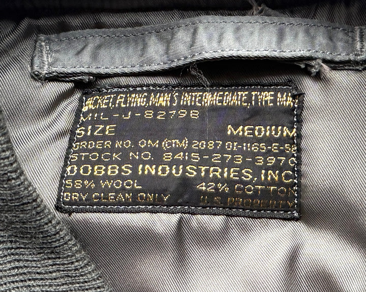 1950's USAF Flight Jacket MA-1 First Pattern Deadstock.
