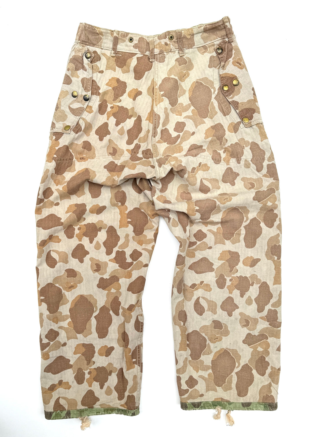 WW2 USMC P-1944 Camouflage Trousers With Stencils.