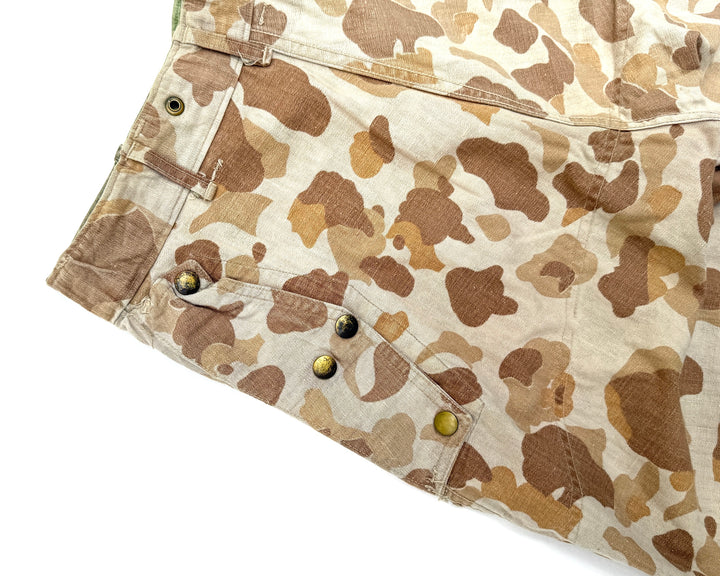 WW2 USMC P-1944 Camouflage Trousers With Stencils.