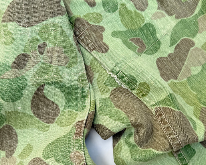 WW2 USMC P-1944 Camouflage Trousers With Stencils.