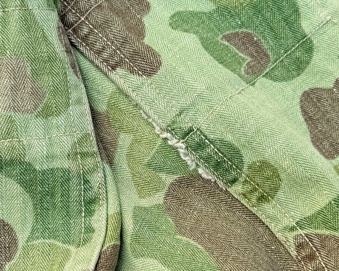 WW2 USMC P-1944 Camouflage Trousers With Stencils.