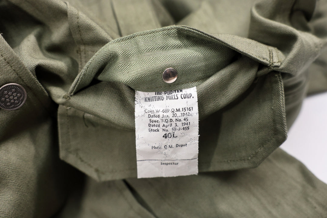 Deadstock Pre-War U.S Army HBT Jacket.