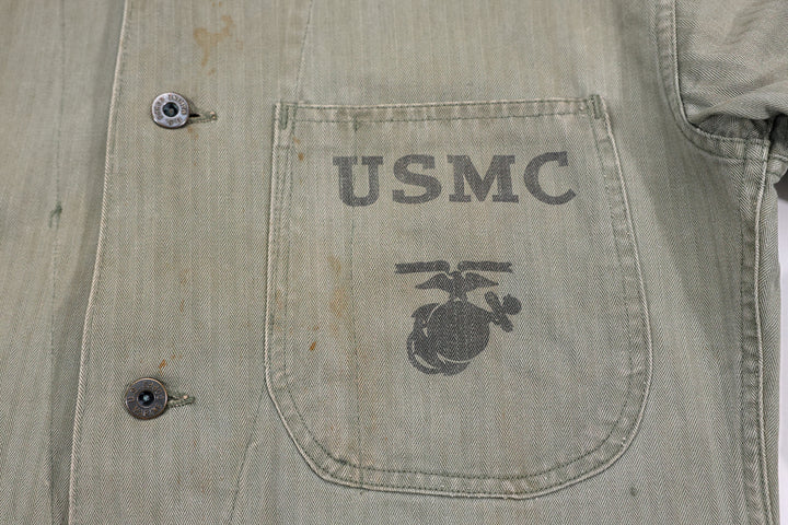 WW2 USMC P-1941 HBT Jacket.