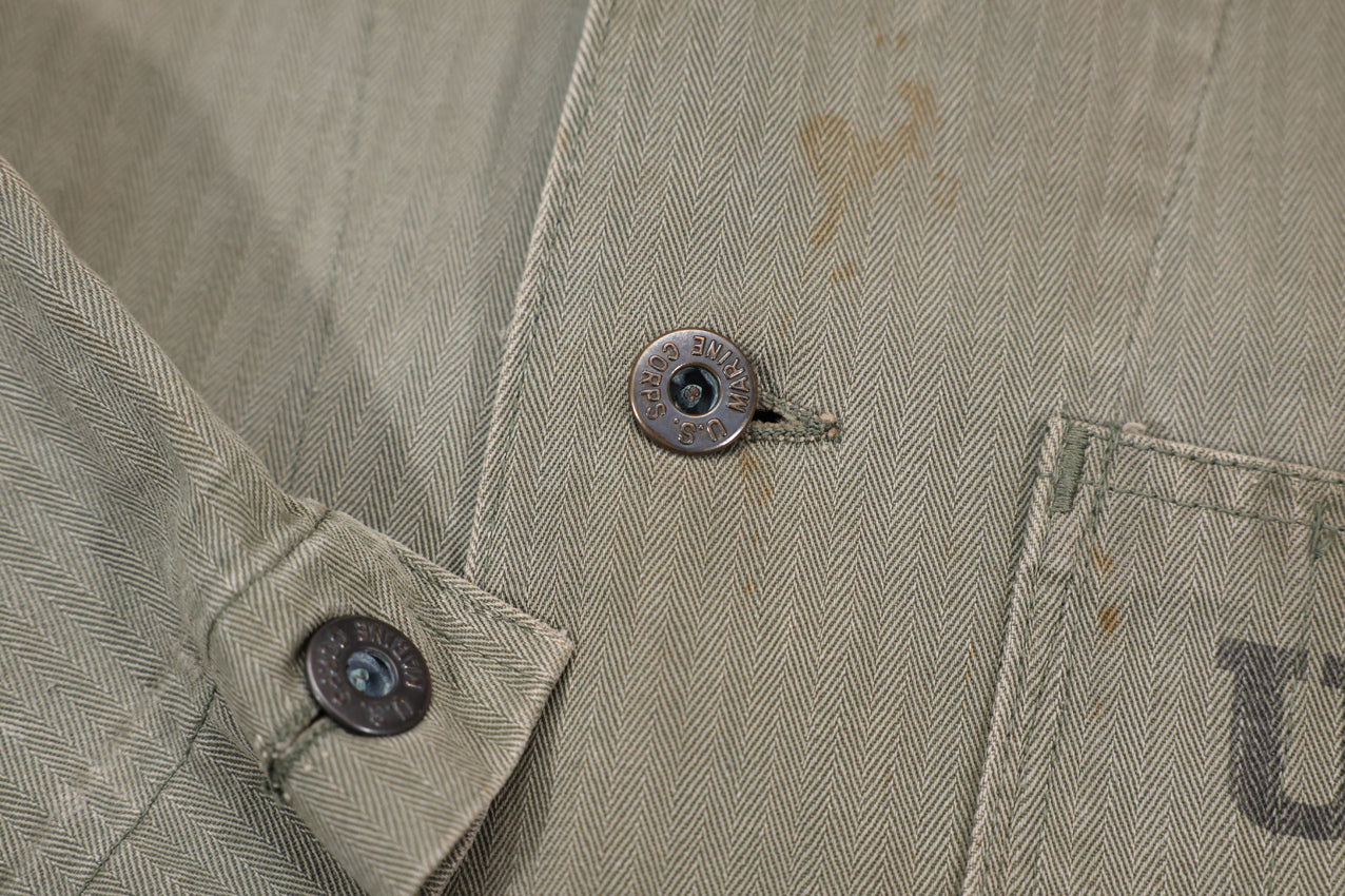 WW2 USMC P-1941 HBT Jacket. – Le Zouave Shop