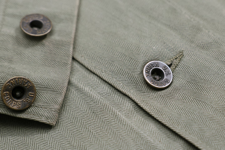 WW2 USMC P-1941 HBT Jacket.