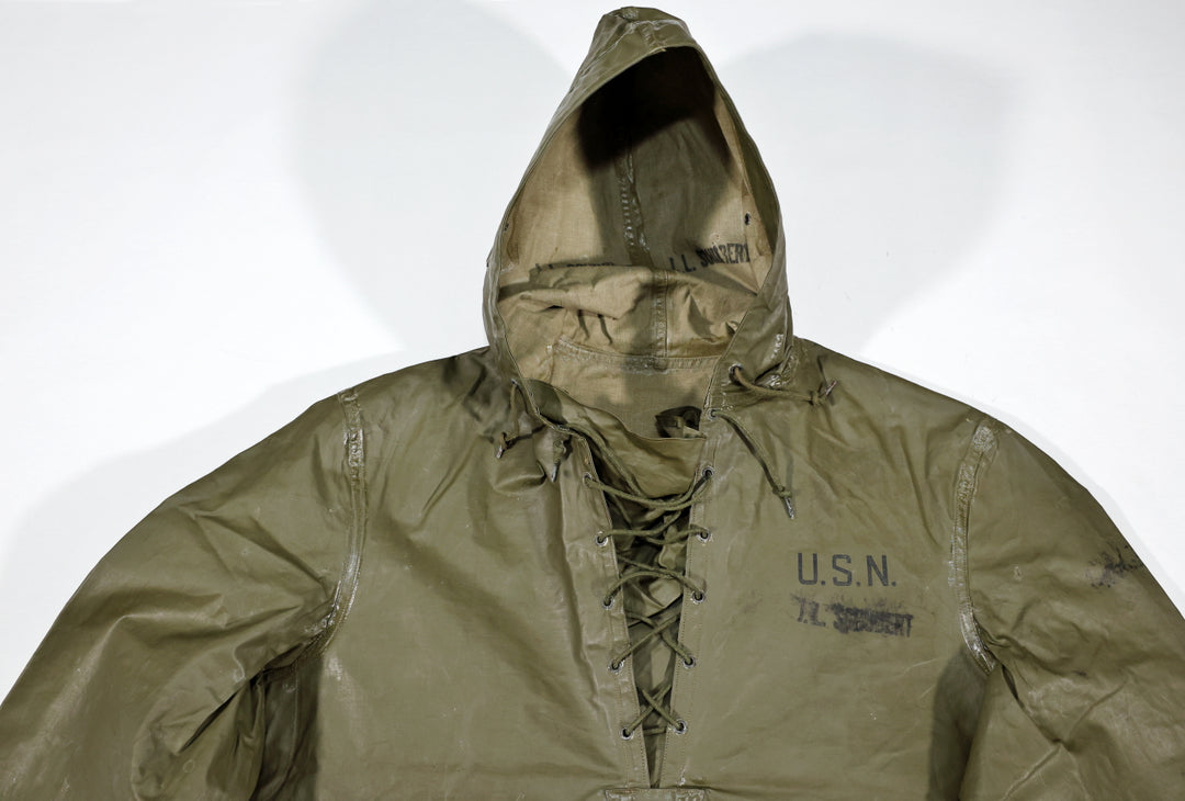 WW2 U.S.N Wet Weather Parka.