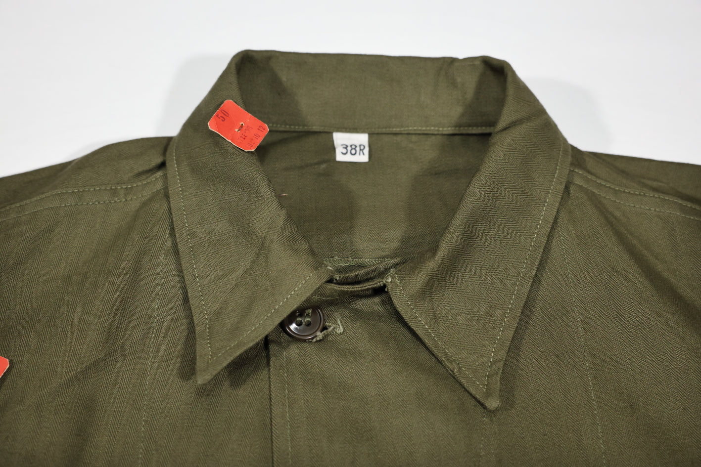 WW2 U.S Army HBT Jacket Deadstock. – Le Zouave Shop